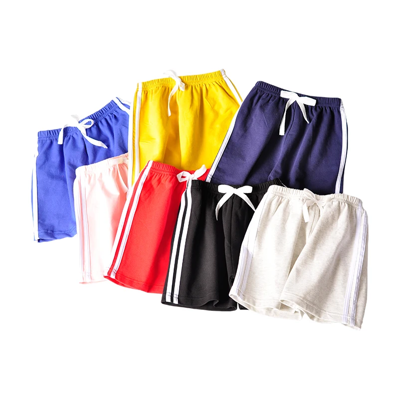 Boys Girls Shorts Teenage Kids Summer Beach Pants Cotton 2-14 Years