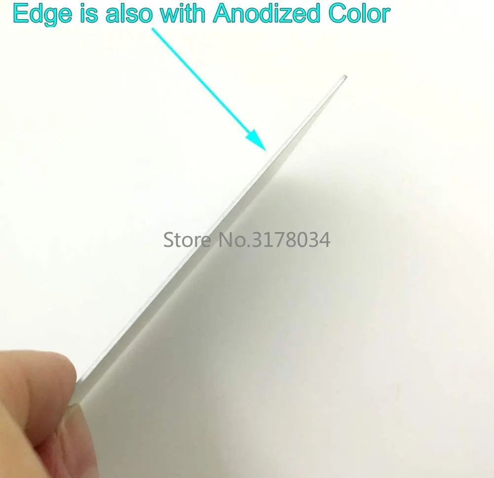 10 개/갑 304 스테인레스 스틸 두꺼운 0.8mm 실버 금속 명함 고객 레이저 조각을위한 공백 카드 DIY 선물 카드