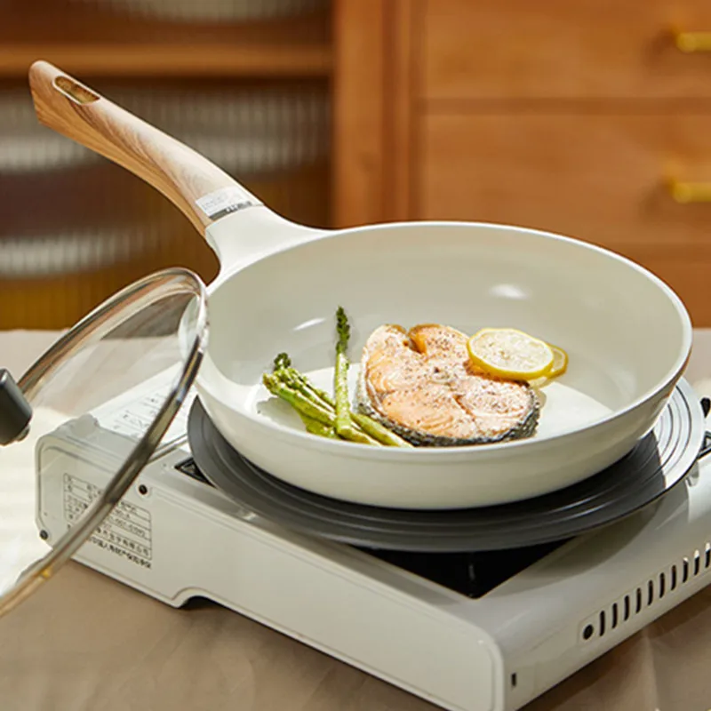 

Керамическая сковорода, сковорода, сковорода для завтрака, утолщенная Женская антипригарная сковорода для яиц, блинчиков, стейков, кастрюля для приготовления ветчины, посуда