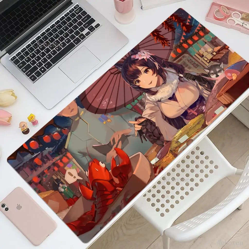 

Azur Lane Gaming Mousepad Computer Gamer Desktop Mousemat XXL Large Anti-slip Rubber Deskmat Big Laptop Carpet Keyboard Pads