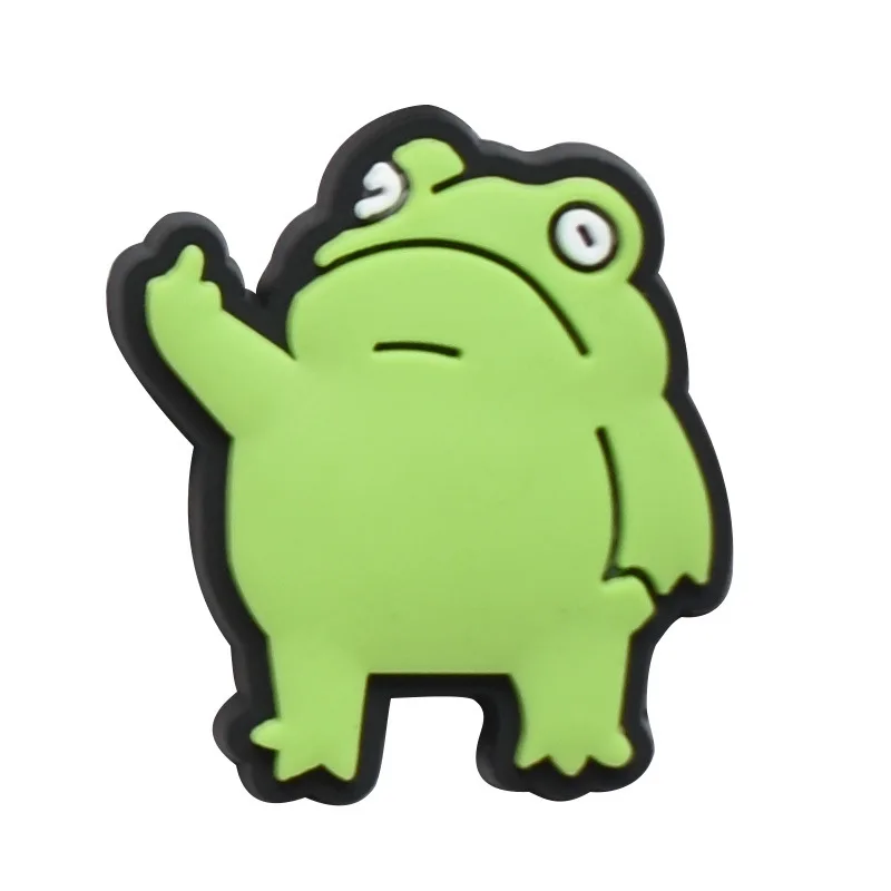 Whimsical Frog Shoe Charms for Clogs and Accessories