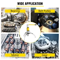 VEVOR 5/10/15 Ton Hydraulic Gear Puller Wheel Bearing Puller Separator Tools Adjustable Two Three Jaws for Garage Repair Shop 2