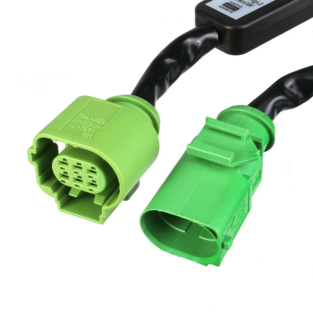 특이한 동적 방향 지시등 LED 미등 추가 모듈 케이블 와이어 하네스 For- A4 S4 RS4 B8 2013-2015