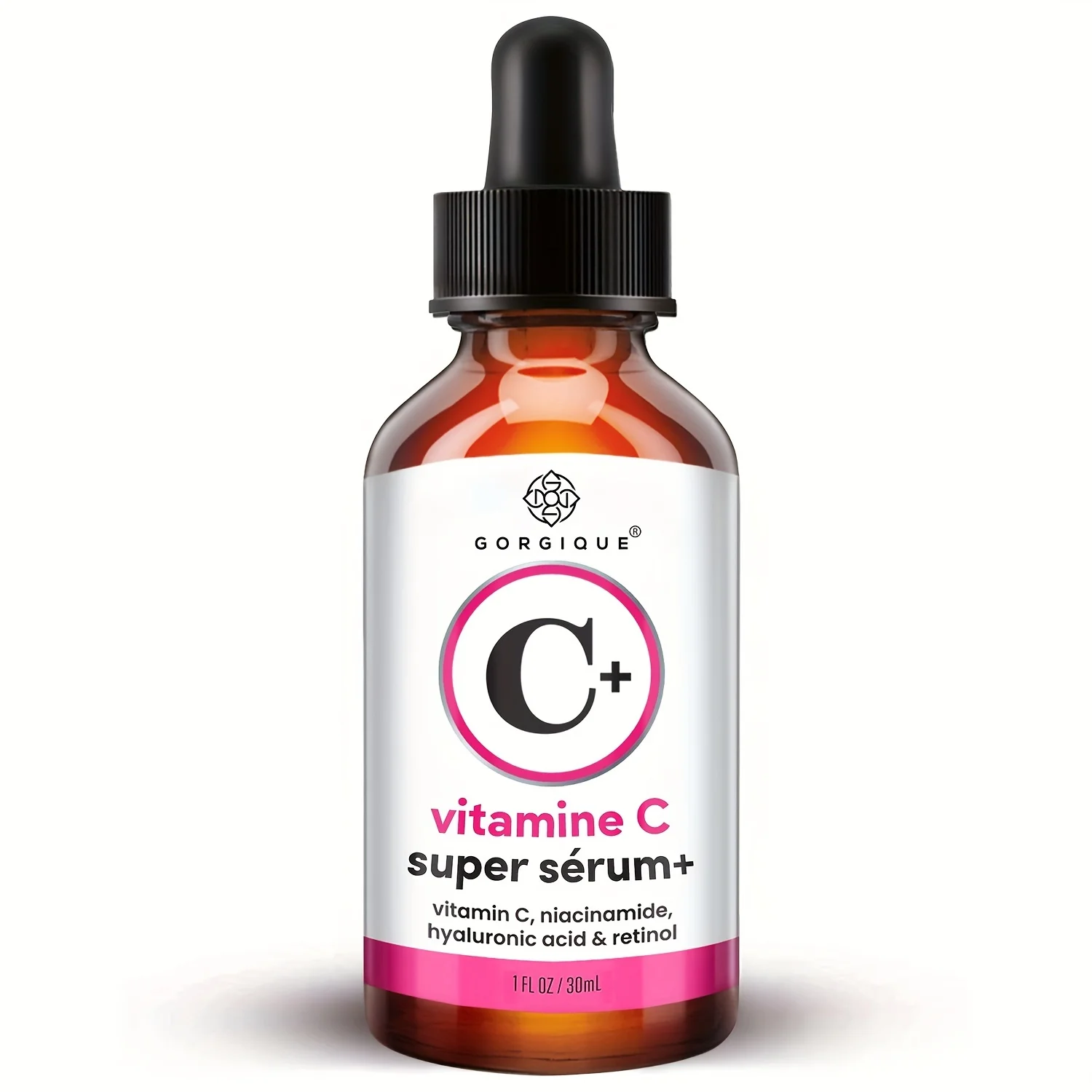 

Vitamin C-Plus Super Serum Anti Aging Anti-Wrinkle Facial Serum with Niacinamide, Retinol, Hyaluronic Acid, and Salicylic Acid