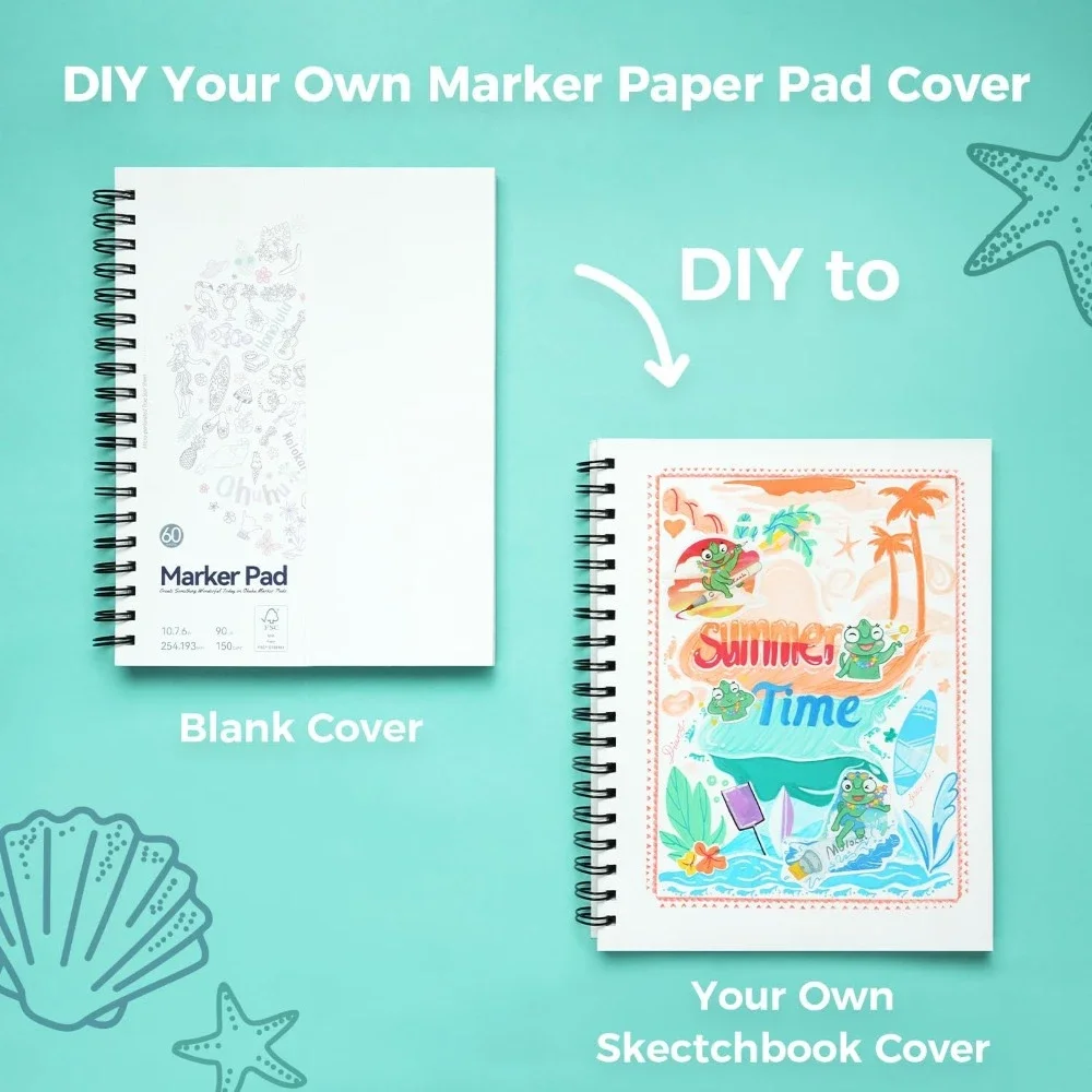 Double-sided marker pad art sketchbook impermeable - 7 2
