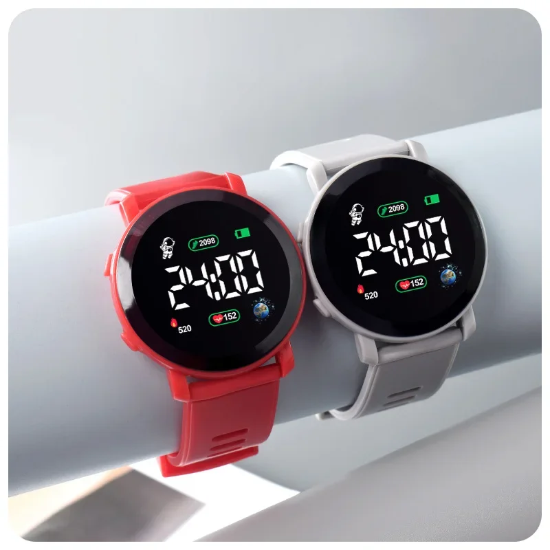 Electric Kids Toy Watches LED Digital Wristwatch for Children Waterproof Tough Sports Outdoor Watch High-Quality Digital Clock