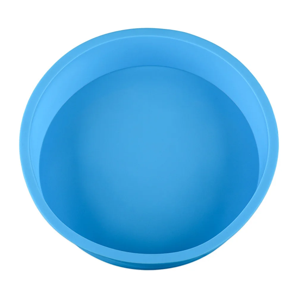 Baking Silicone 6-Inch Round Cake Pan Baking Mold Non-Stick Bakeware Pan(Random Color)