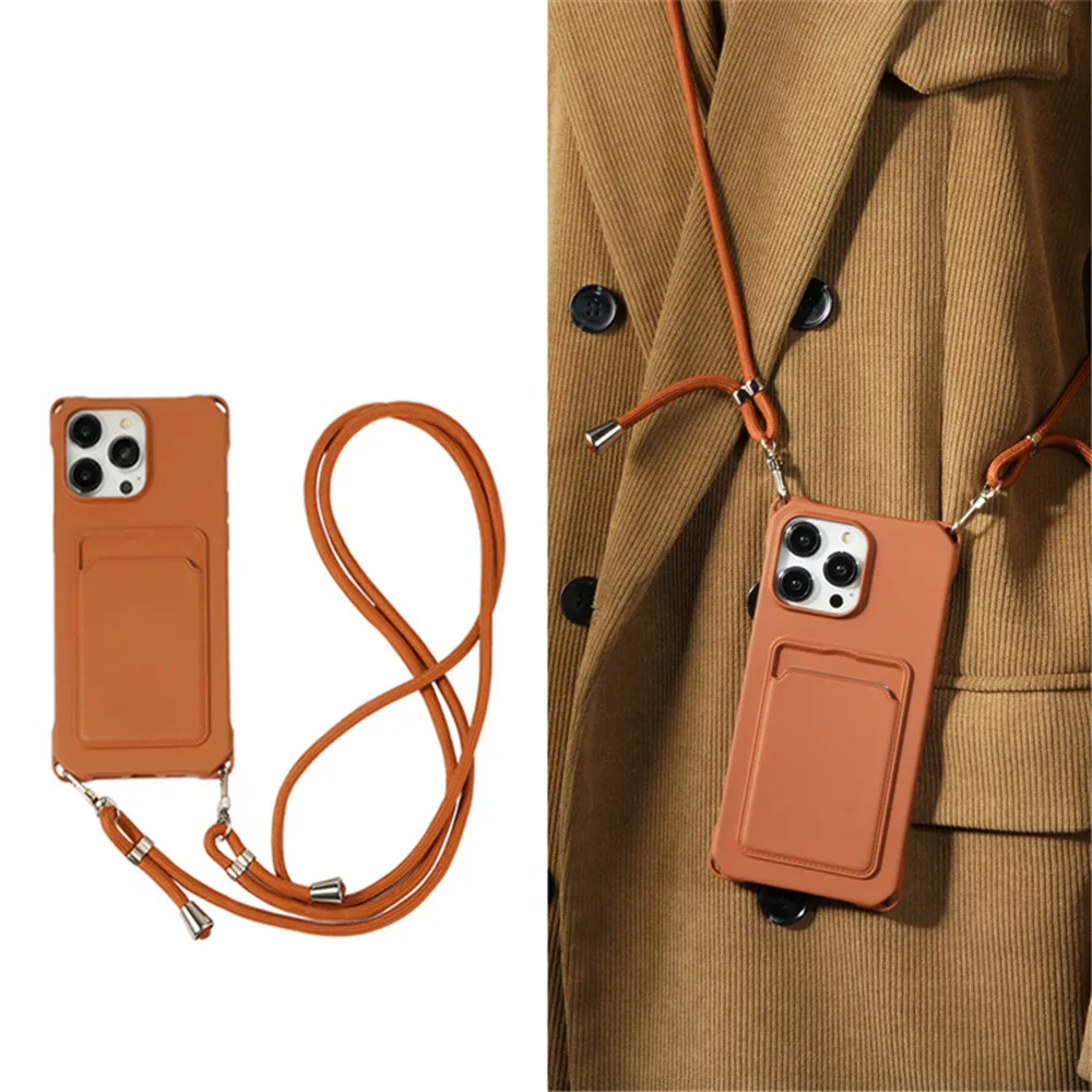 Handyhülle Mit Umhängeband Und Kartenfach Für Iphone Modelle_voghion.com