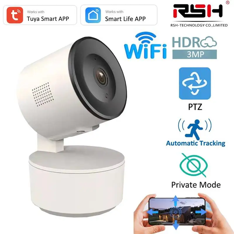 Tuya Wireless Smart Wifi Camera 1080P Indoor Motion Tracking 360 Degree Cloud Storage Baby Monitor Security Surveillance Camera 2mp wireless wifi camera auto tracking ycc365 motion detection two way audio 1080p security surveillance camera baby monitor