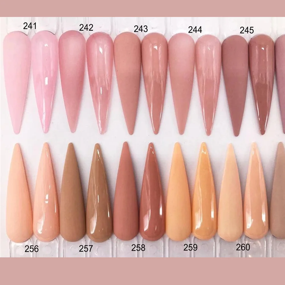 Nail Powder Acrylic Nail Powder 50g Bulk 20 Colors Crystal Extension Dipping Engraving Poly Monomer
