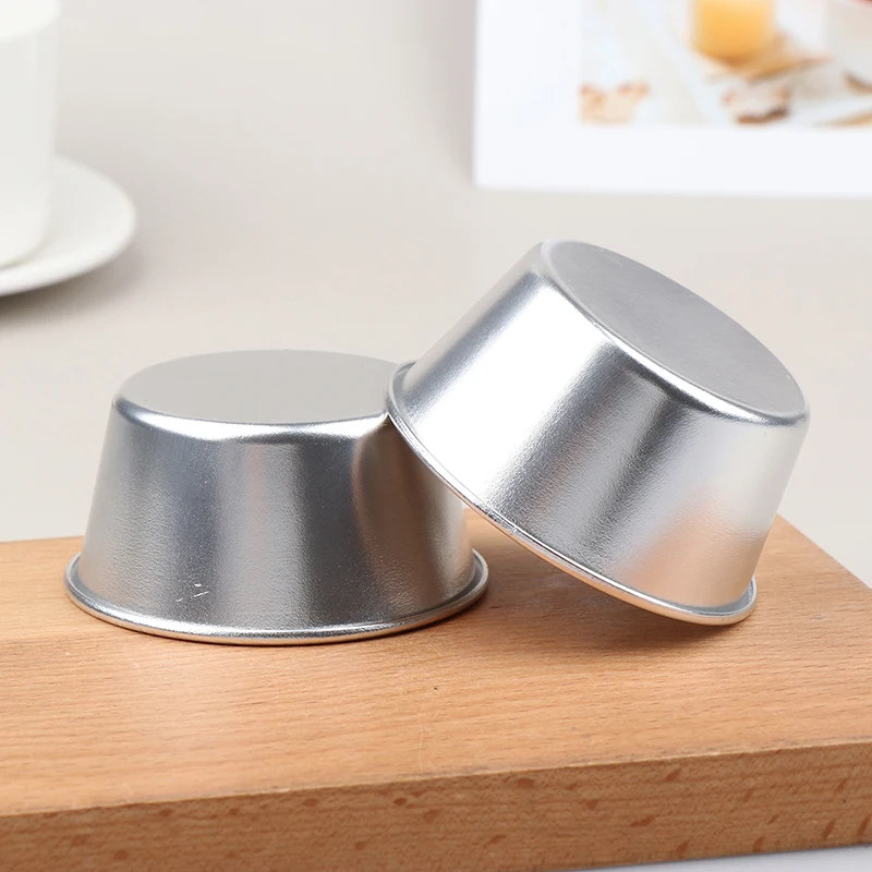 

1Pc Mini Cake Mold High Carbon Steel Non-stick Round DIY Cake Pudding Muffin Baking Mold Kitchen Dessert Decor Tools