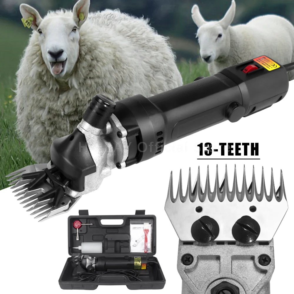 

690W 6 Speed 13 Teeth Electric Sheep Pet Hair Clipper Shearing Kit Shear Wool Cut Goat Pet Animal Shearing Supplies Farm Cut