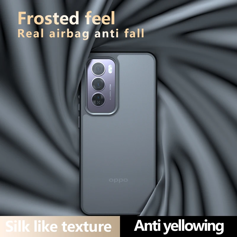 Shockproof Frosted Matte Case with Anti-fingerprint Transparent Cover