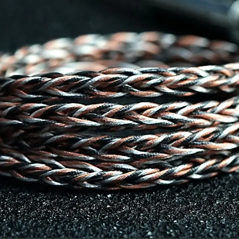 XINHS F14 8-core 7N silver plated OCC+graphene OCC headphone upgrade cable