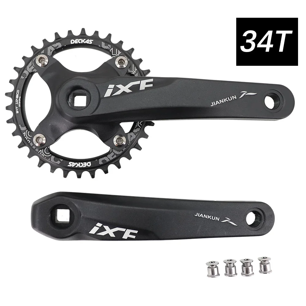 IXF MTB Crankset square Bike Crank 104bcd Deckas chainring 170mm