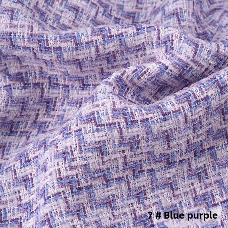 Pink Tweed Chenille Fabric 6