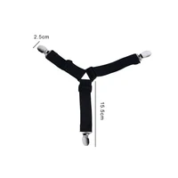 4Pcs/lot Bed Sheet Fasteners Holder Gadgets for Bed Sheet Organizer Mattress Cover Clip For Home Elastic Straps Adjustable Clips 6