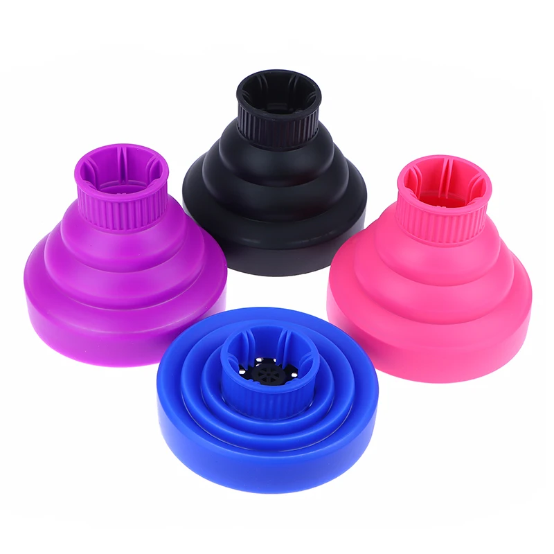 Diffusore universale in silicone per capelli ricci, per capelli colorati, adatto per strumenti per lo styling dei capelli da 4-5 cm._voghion.com
