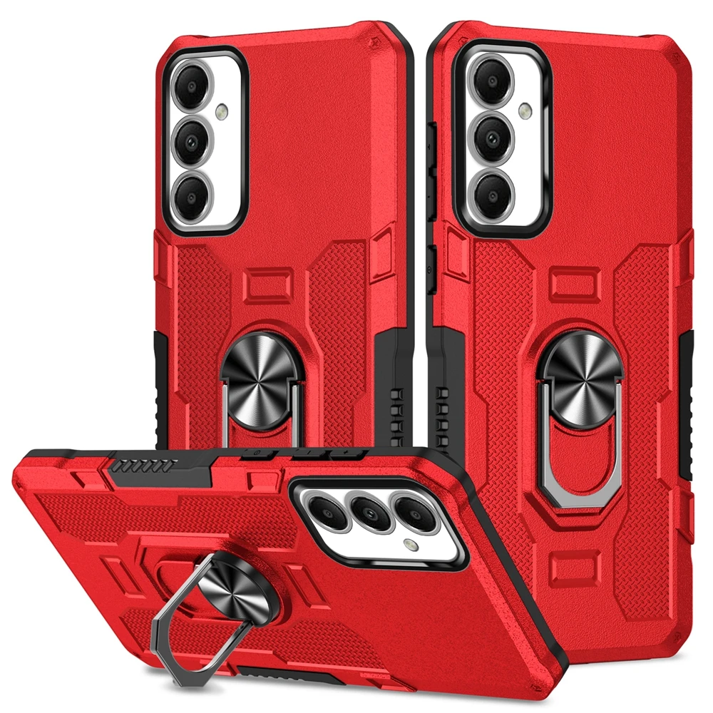 Magnetic Armor Case with Ring Holder - Durable Phone Cover