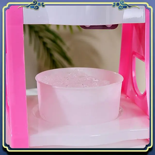 Latest Ice Shaver Manual Hand Crank Shaved Mini Portable Picnic Snow Cone Machine Smoothie Ice Machine Mini Ice Shaver 3