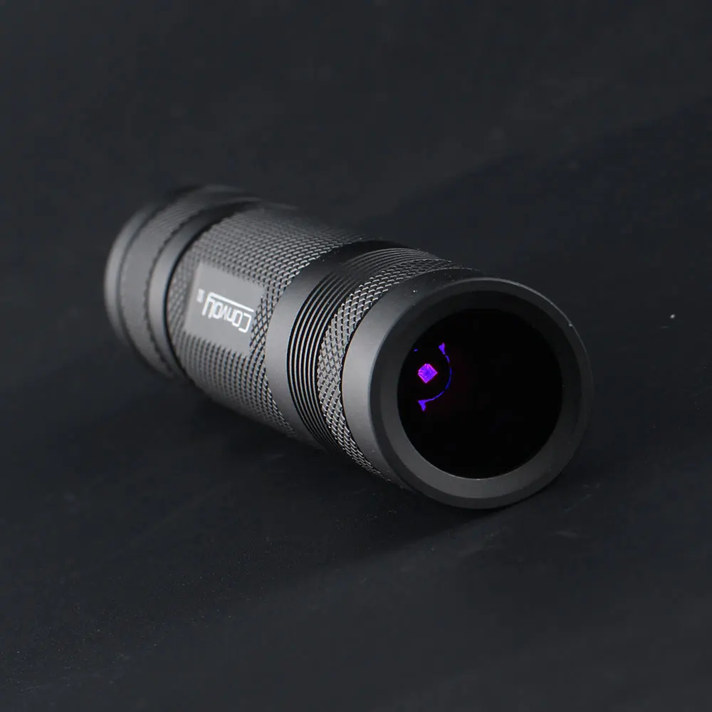 호송 S2 UV 365nm 손전등, UV 365nm LED, 7135*3 단일 모드, zwb2 필터 설치, 18650 배터리가 포함된 UVA
