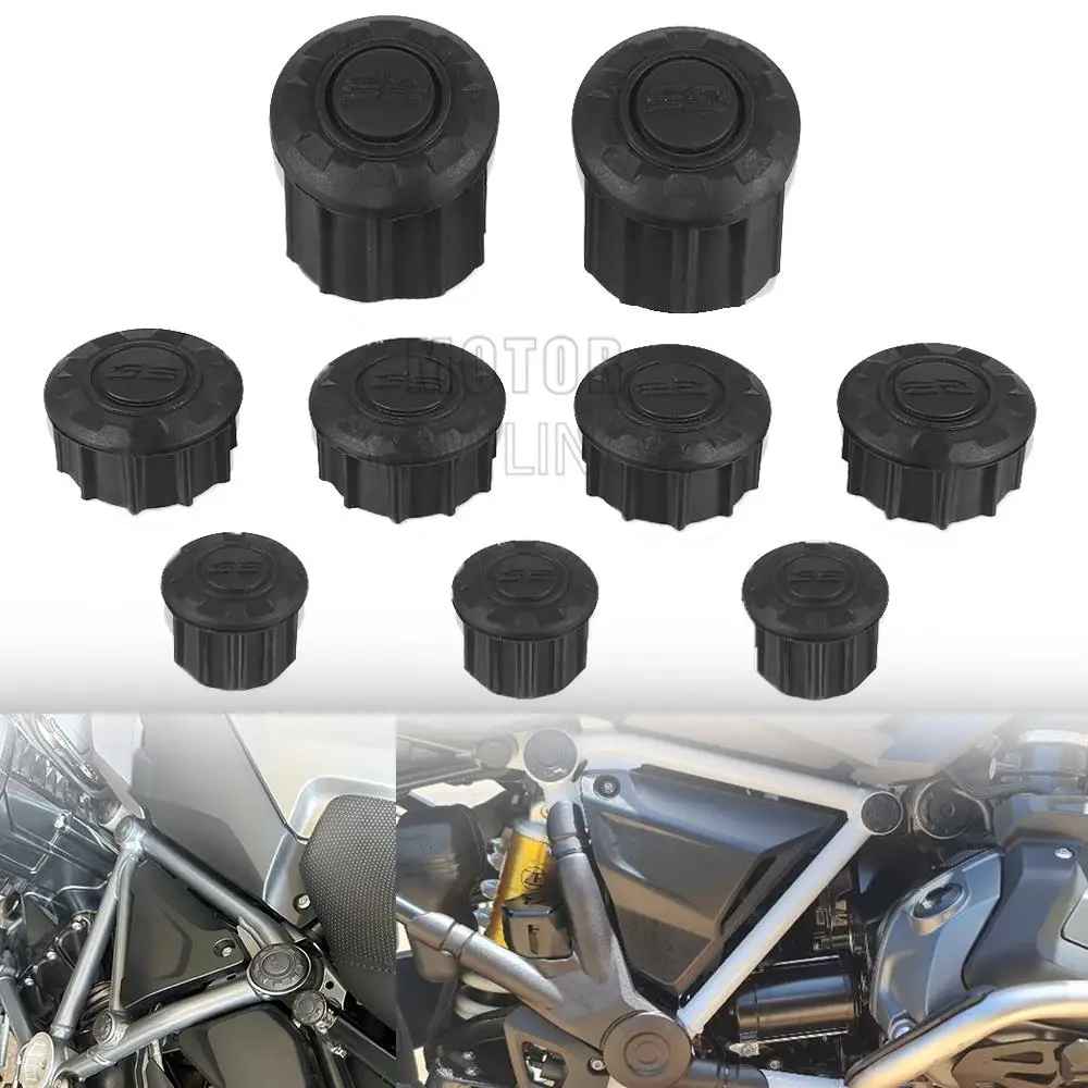 Motorcycle Frame Cap For BMW R1250GS LC R1250GS R 1200 1250 GS Adventure adv Frame Hole Cover Caps Plug Set