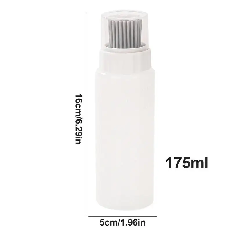 Sauce Squeeze Bottles Silicone BBQ Oil Brush Bottle Bread Pastry Brush Baking Utensil Seasoning Sauce Kitchen Cooking Gadgets 175ml 350ml