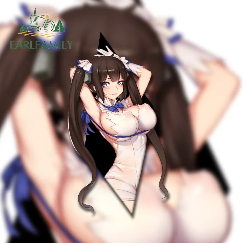 EARLFAMILY 13 см x 6,6 см для Hestia, автомобильные наклейки, водонепроницаемый солнцезащитные наклейки, окклюзия, царапина, ветровое стекло, декор багажника, автомобильные товары