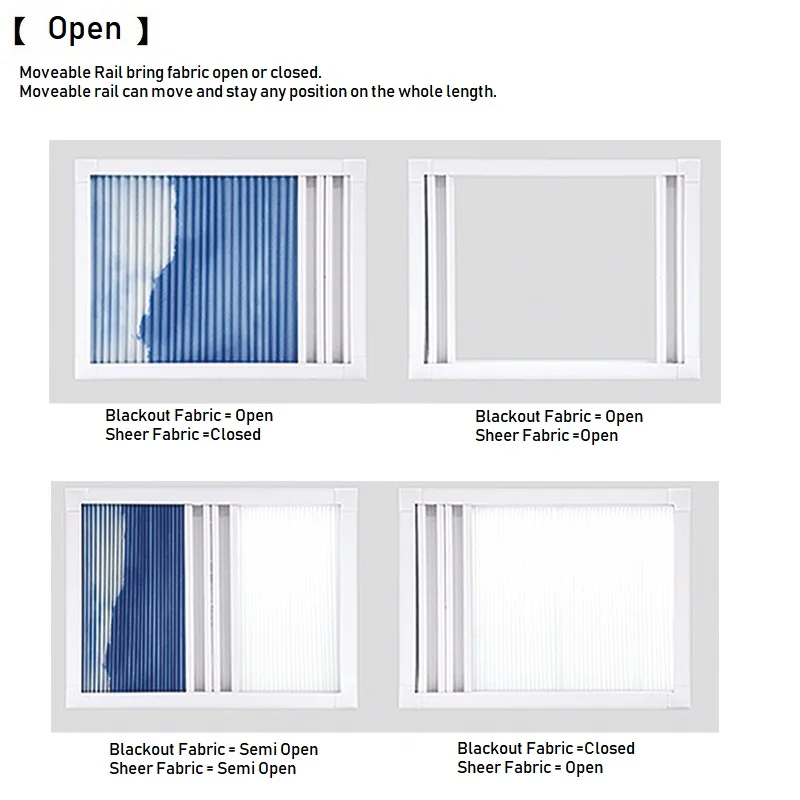 コードレス採光ダブルサーマルハニカム アークティックホワイト シェード