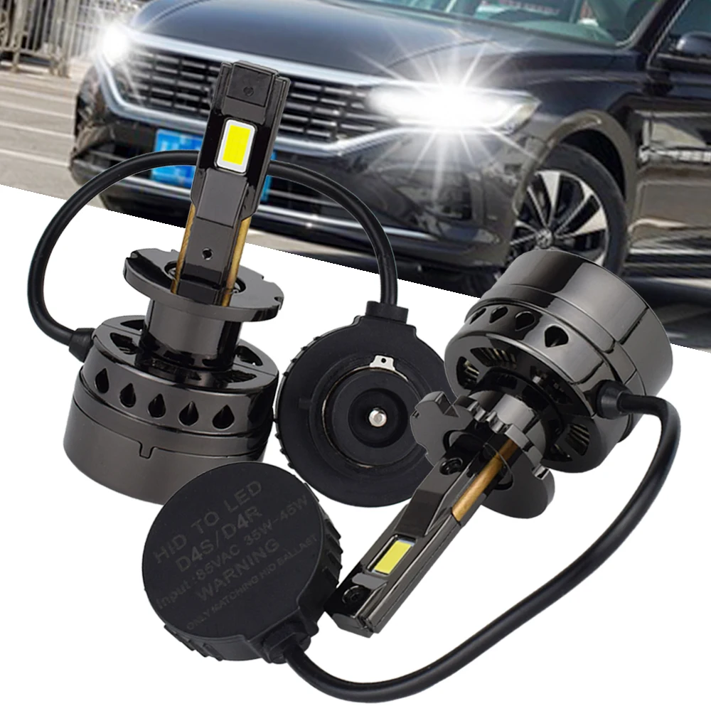 

D4S or D4R Car LED Headlight Bulb CANBUS Replaces HID Xenon Match Original Ballast for BMW Audi Bens 2pcs