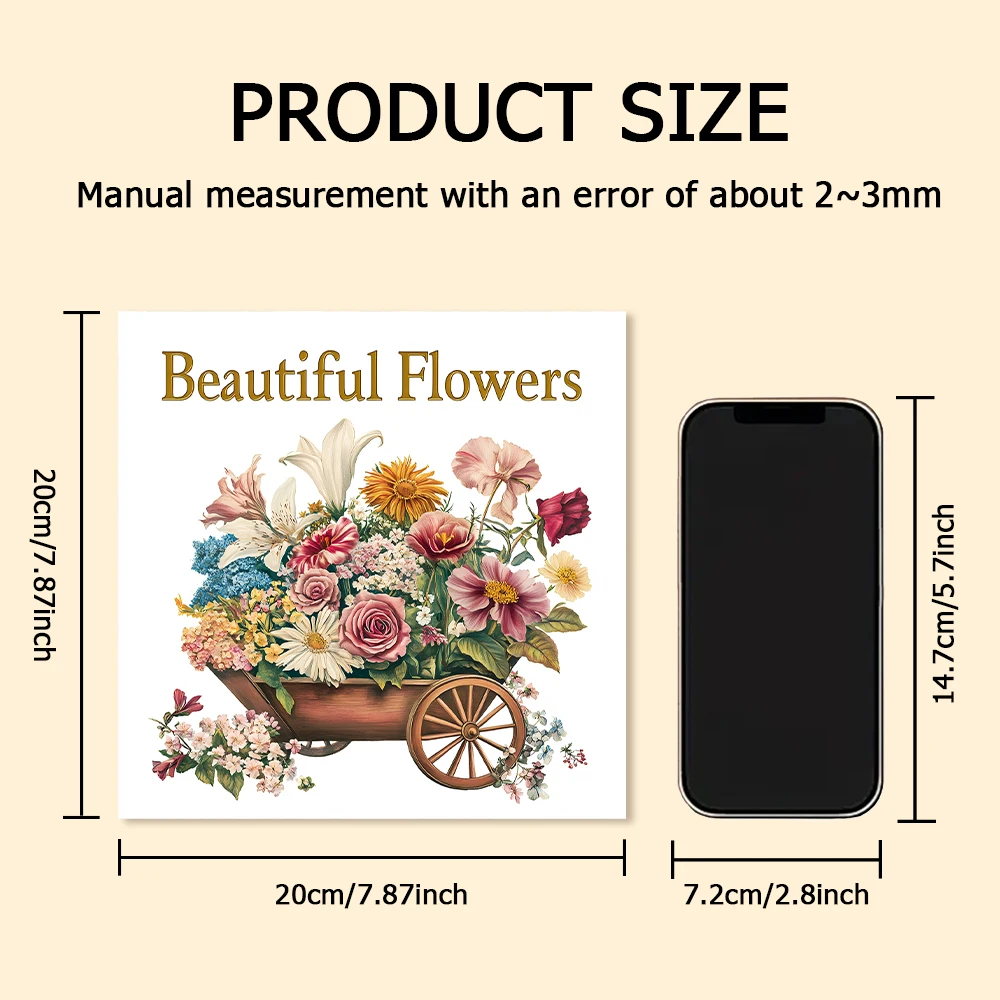 BEAUTIFUL FLOWER Patterns Coloring Book for Adults Cute Drawing Book Perfect Gift for Party and Birthday 3
