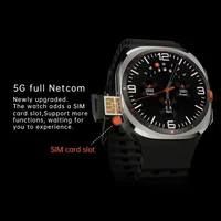 Montre connectée Android U8 Ultra, nouvelle version mondiale, appels 5G/4G, caméra rotative, écran AMOLED, GPS, WIFI, NFC, carte SIM, montre de sport 4