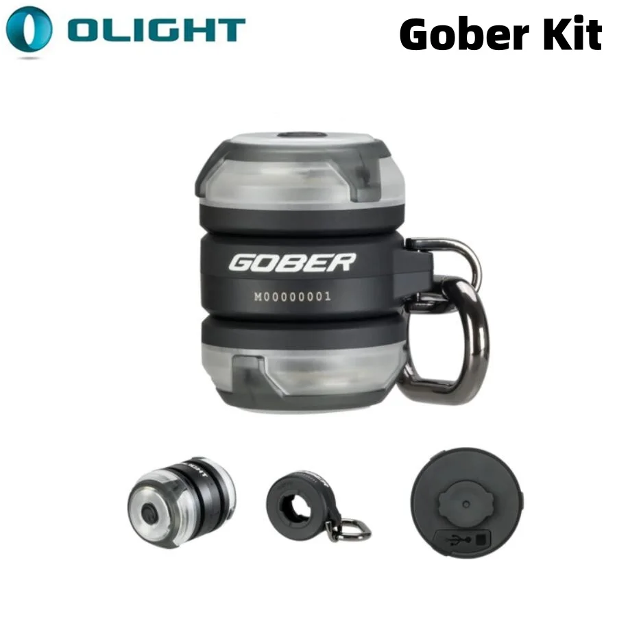 Olight Gober Kit Led Ad Alte Prestazioni Multi-Colore Flash Warning Beacon Lamp Ricaricabile Safety Light Combo Batteria Integrata