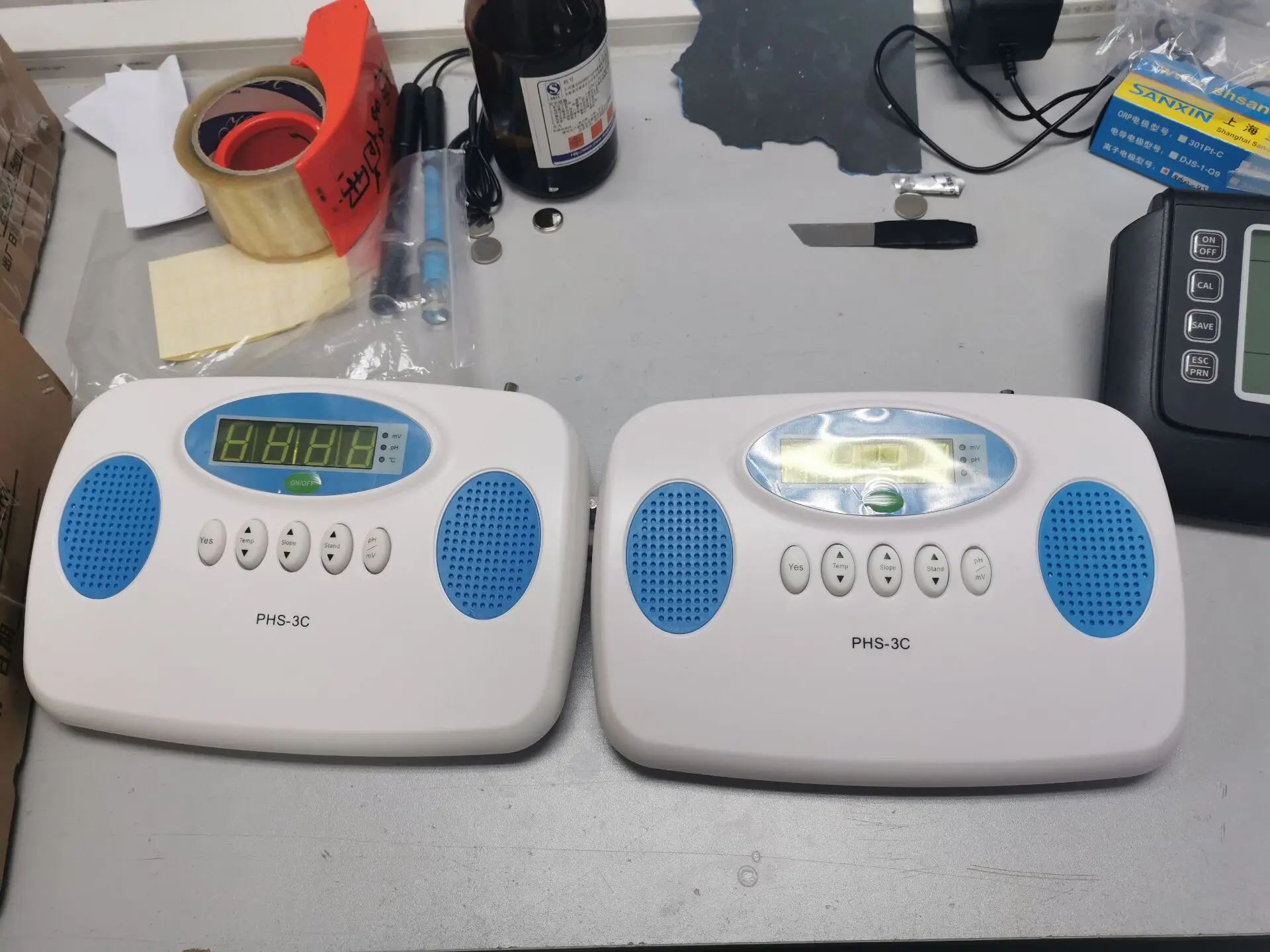 Digital Lab Benchtop PH Meter Conductivity Meter PHS-3C