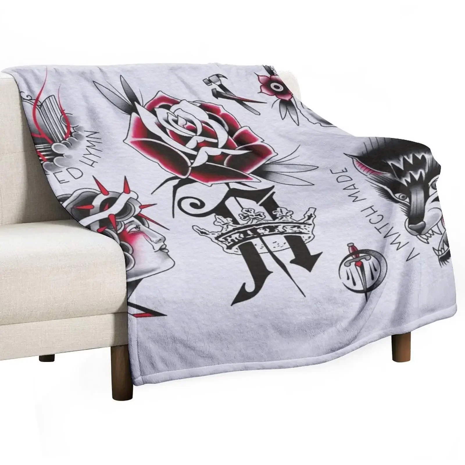

Architects band logo Throw Blanket Bed Decoratives Blankets
