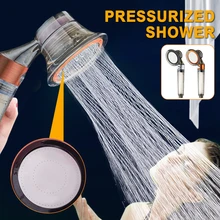 

High-Pressure Shower Head Adjustable Water Pressure Shower Sprayer with Filter Handheld Universal Showerhead Bath