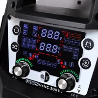 DECAPOWER SYNCMIG 200 dual voltage MIG MAG MMA LIFT TIG 4 IN 1 Welder Gas Gasless welding machine 1
