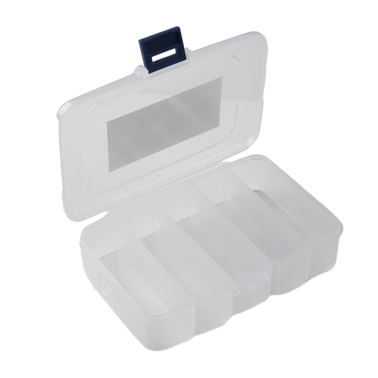 Tool storage box 1PC Plastic 14.3*9*3.5 Cm 5-Grid Transparent