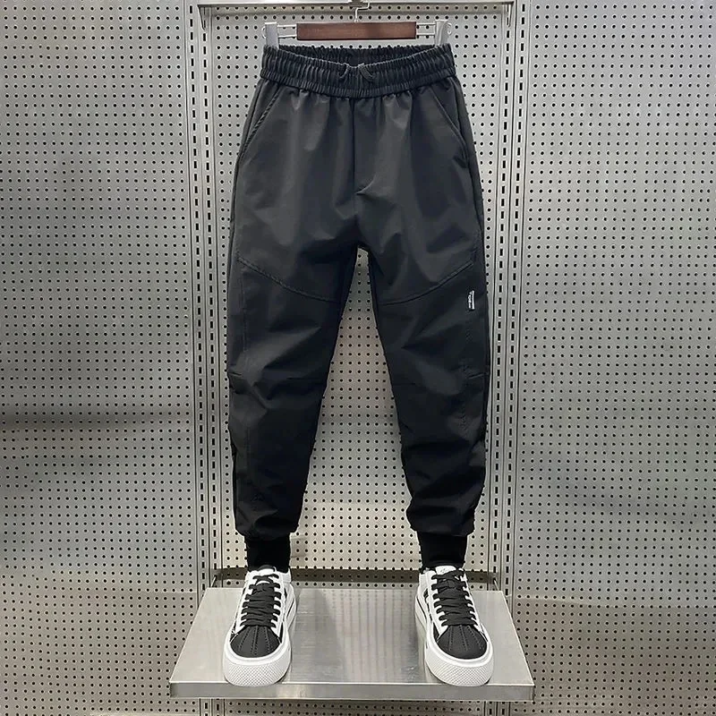 

Black Sweatpant Work Pants For Men Wide Pants Men Harem Pants Casual Korean Wild Vintage Loose Fashion Trousers Men's Clothing