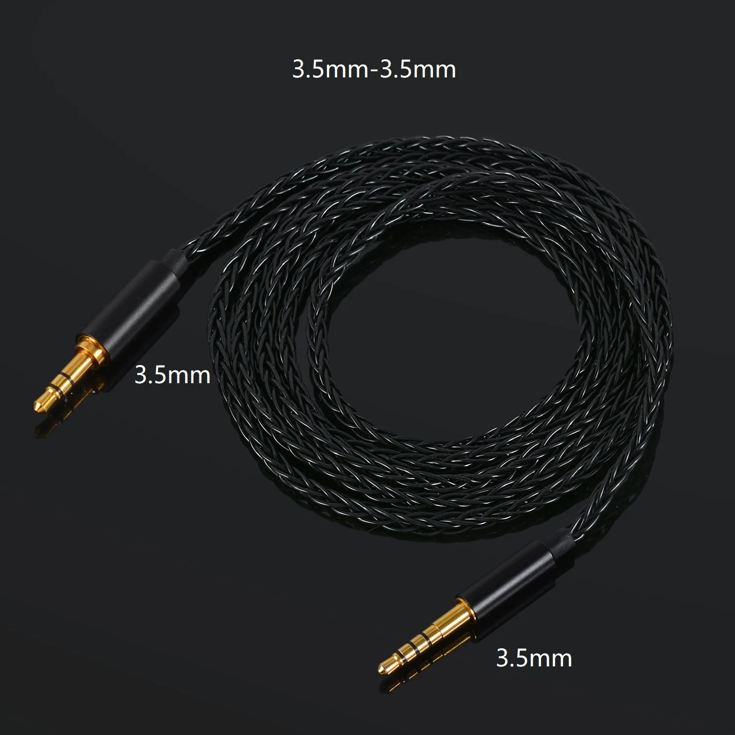 

Koceta 4.4mm/3.5mm to 3.5mm Cable OCC Silver Plated Headphone Cable for shp9500 msr7 1a WH1000XM5 MDR-1A H900 1000XM3 Computer