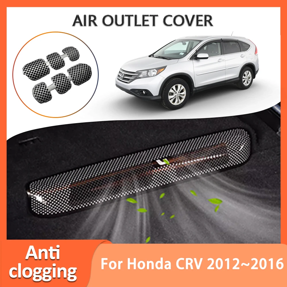 

Under Seat Air Outlet Cover For Honda CRV CR-V 2012 2013 2014 2015 2016 2PCS Conditioner Vent Protection Car Auto Accessories