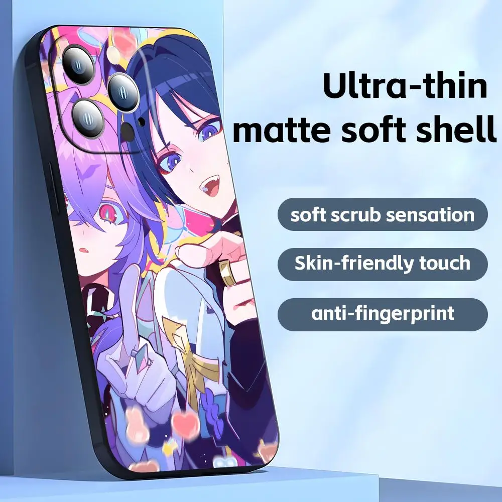 Genshin Impact Durin Shockproof Soft Black Phone Case