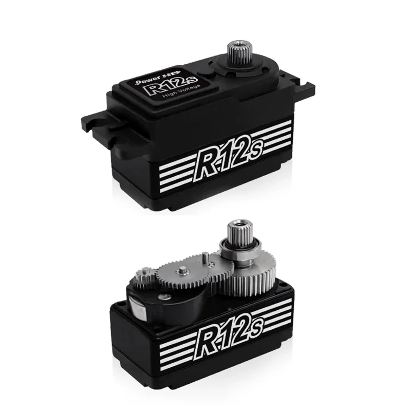 Power HD R12S Servo HV 12kg 0.06s pour Voiture RC 1/10 Tram