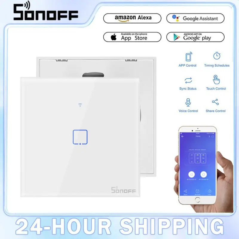 

Смарт-выключатель SONOFF TX Series T0 с поддержкой Wi-Fi