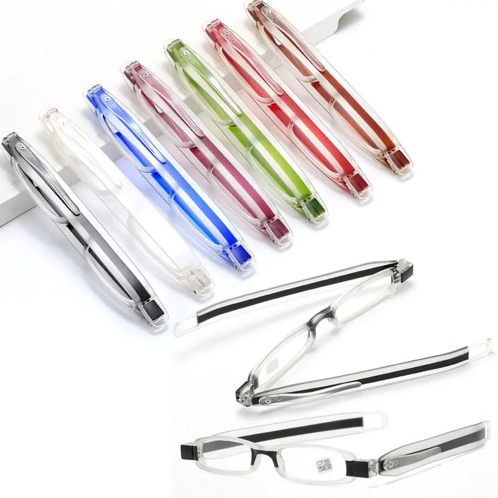 Folding Resin Reading Glasses 360 Degree Rotation Fashion Eyeglasses Office Computer Presbyopia Glasses for Men Women