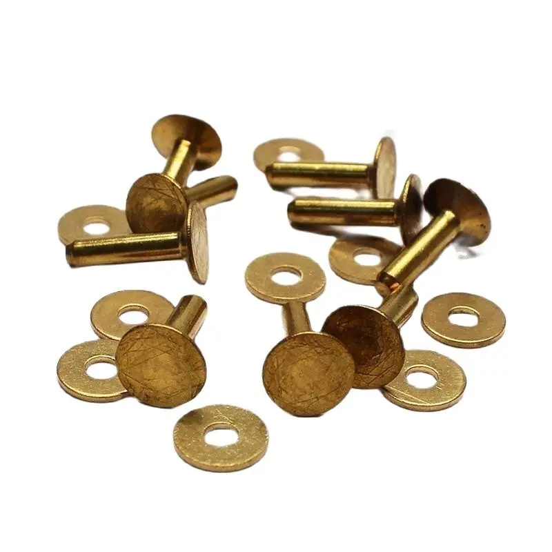 Solid Brass Rivets For Leather