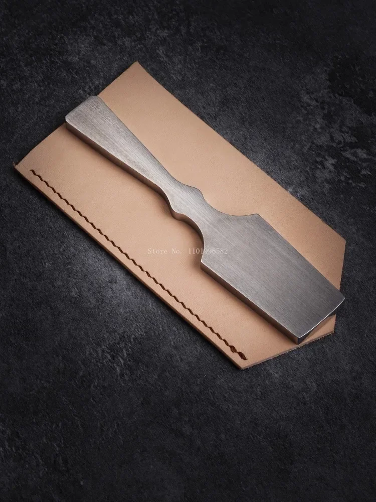 Stainless Steel Material Hand-made Leather Goods Knock Thread Knocker DIY Leather Backpack/belt Stitch Smoothing Auxiliary Tool