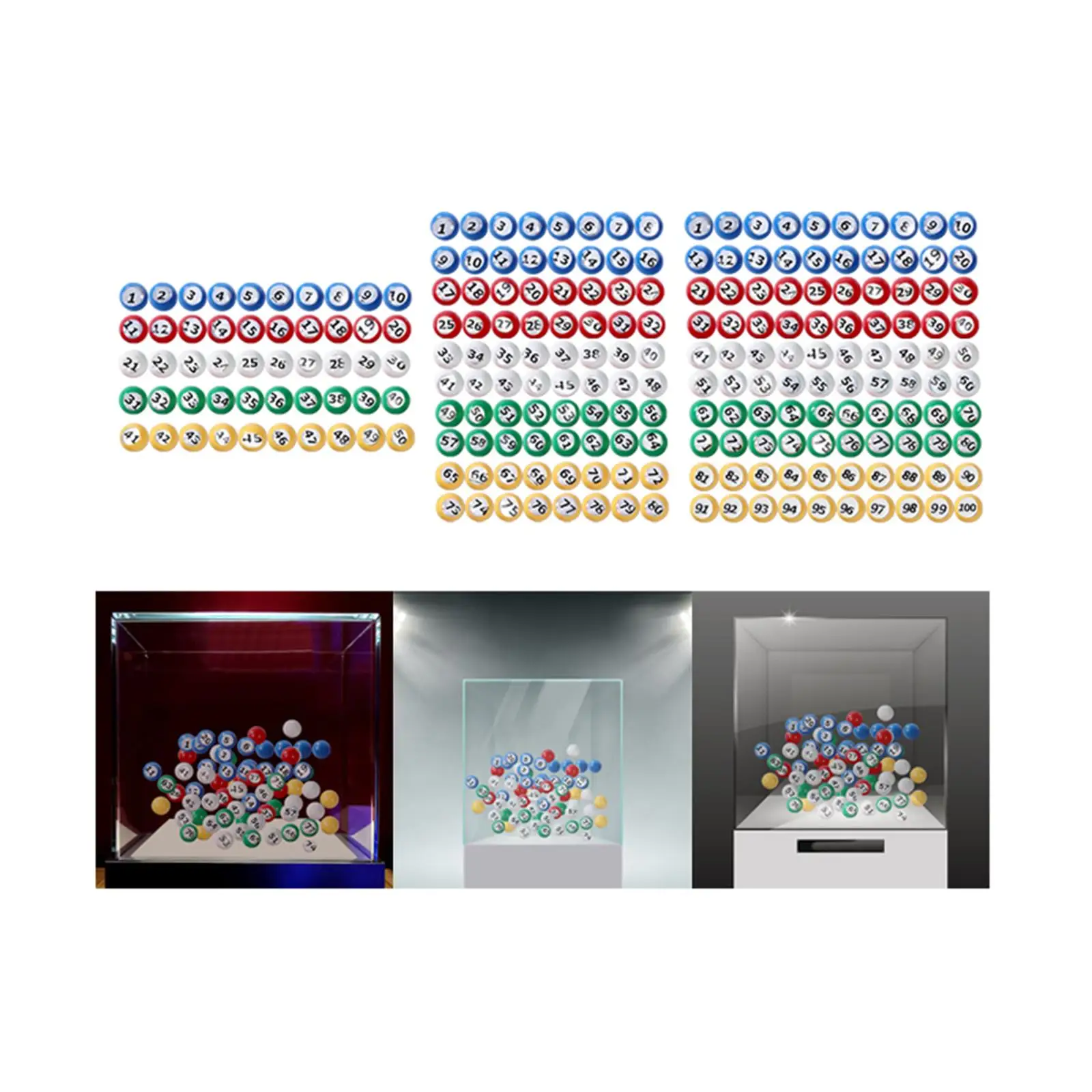 Bingo Ball Caller Balls Accessories Direct Replacements Universal Portable Balls