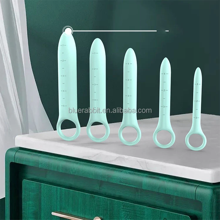 GF Women Pelvic Floor Exerciser Female Anal Plugs Tool Guasha Silicone Pelvic Floor Muscle Dilator Trainer Set