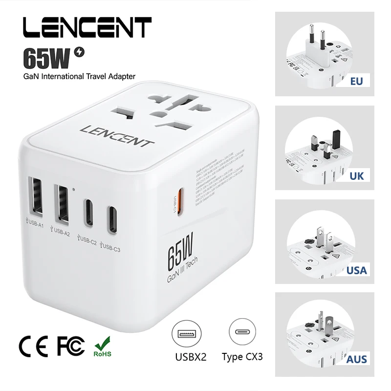 lencent-65w-gan-universal-travel-adapter-with-2-usb-ports-3-type-c-fast